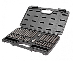 JTC-3965 Набор бит TORX, HEX, SPLINE с адаптерами 3/8" & 1/2" (в кейсе) 40 предметов JTC /1/10