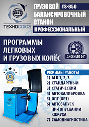 TS-850 Балансировочный станок 380V