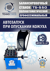 TS-550 Балансировочный стенд для легковых авто 5015, 220V